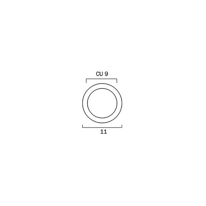 Buy Recessed LED Downlights Australia POD Recessed LED Downlight White Polycarbonate 3000K - POD 110G2-830D