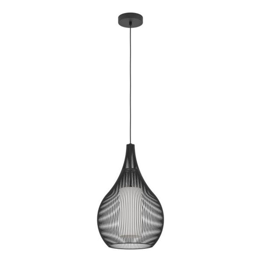 Buy Pendant Lights Australia RAZONI Pendant Light Black Steel Black Glass - 900828N