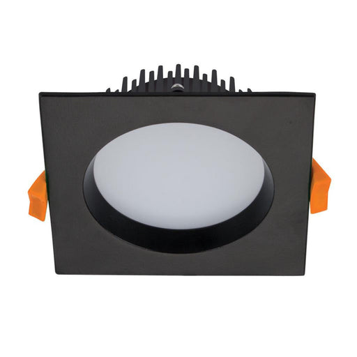 Buy Recessed LED Downlights Australia Deco Square Recessed LED Downlight 13W Black Aluminium 3CCT / DALI - 21592