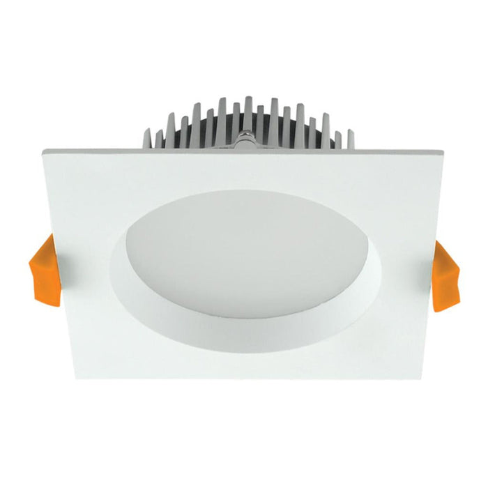 Buy Recessed LED Downlights Australia Deco Square Recessed LED Downlight 13W White Aluminium 3CCT / DALI - 21591