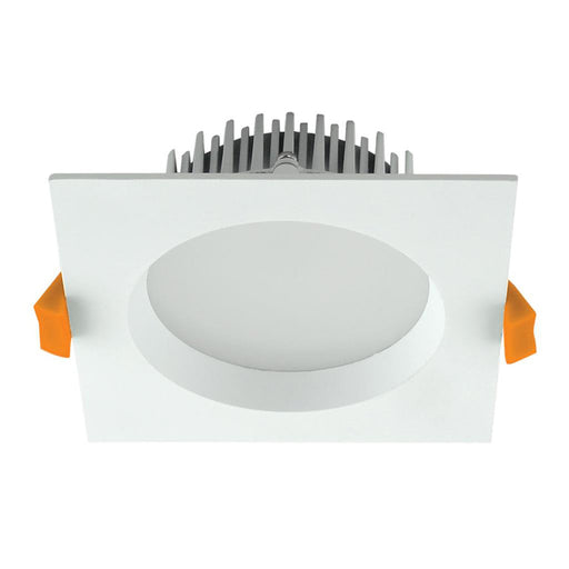 Buy Recessed Downlights Australia Deco Square Recessed Downlight 13W White Aluminium 3CCT - 20425