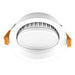 Buy Recessed Downlights Australia Deco Round LED Tilt Downlight 13W White Aluminium 3CCT - 20430