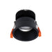 Buy Recessed LED Downlights Australia Deep Round Recessed LED Downlight 10W Black Aluminium 5000K - 20669