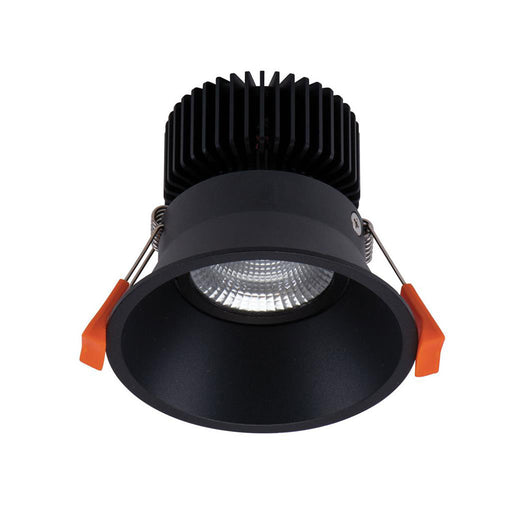 Buy Recessed LED Downlights Australia Deep Round Recessed LED Downlight 13W Black Aluminium 5000K - 20676
