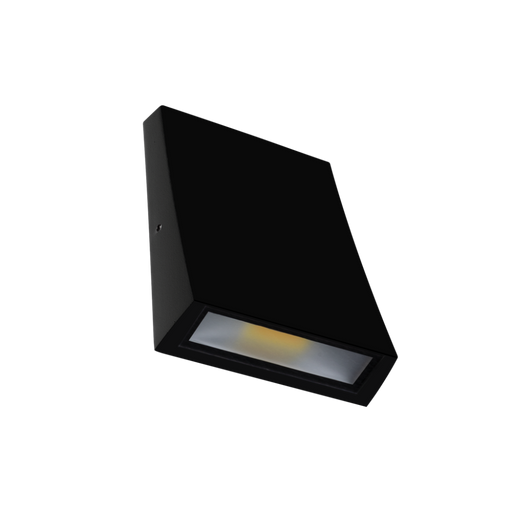 Buy Exterior Wall Lights Australia Dent Exterior Wall Light 6W Black Aluminium 3CCT - 19008