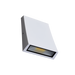 Buy Exterior Wall Lights Australia Dent Exterior Wall Light 6W White Aluminium 3CCT - 19009