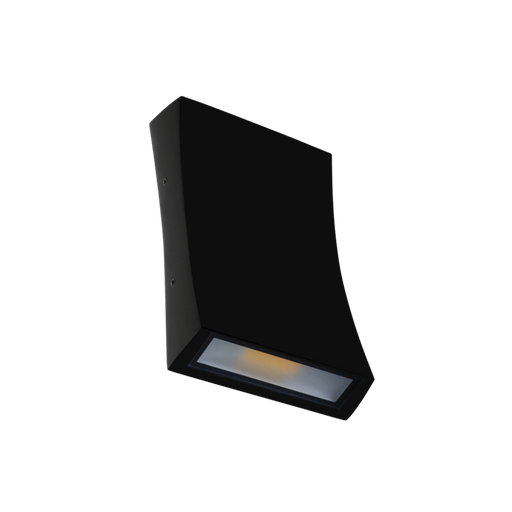 Buy Up / Down Wall Lights Australia Dent Up & Down Wall 2 Lights Black Aluminium 3CCT - 19011