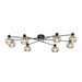 Buy Semi-Flush Mount Lights Australia MARBELL Semi-Flush Mount 8 Lights Black Smoke - MARBELL CTC8BKSM