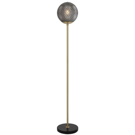 Buy Floor Lamps Australia ELWICK Floor Lamp Black Smoke - ELWICK FL-BKSM