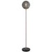 Buy Floor Lamps Australia ELWICK Floor Lamp Black Smoke - ELWICK FL-BKSM