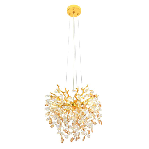 Buy Pendant Lights Australia MOLENA Pendant 5 Lights Gold Amber  - MOLENA PE5-GD