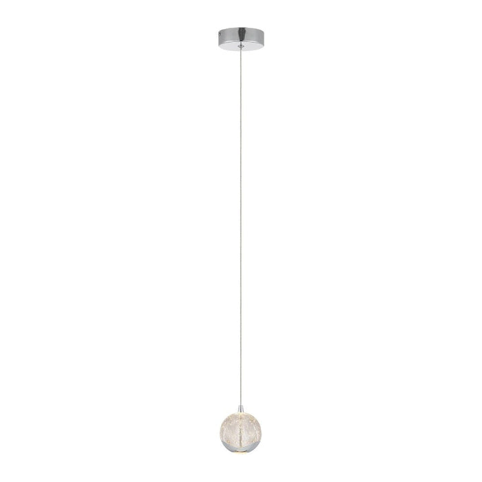 Buy Pendant Lights Australia SEGOVIA Pendant Light Chrome Clear 3000K - SEGOVIA PE1-CH