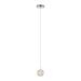 Buy Pendant Lights Australia SEGOVIA Pendant Light Chrome Clear 3000K - SEGOVIA PE1-CH