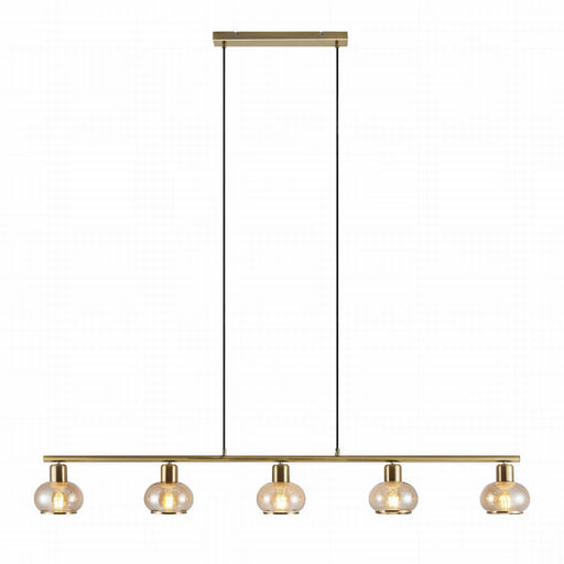 Buy Island Pendant Lights Australia MARBELL Island Pendant 5 Lights Antique Brass - MARBELL PE5-ABAM