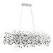 Buy Pendant Lights Australia MOLENA Rectangular Pendant 10 Lights Chrome Smoke  - MOLENA PE10RE-CH