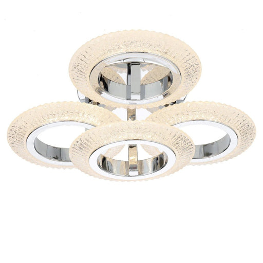 Buy Semi-Flush Mount Lights Australia LUNA Semi-Flush Mount 4 Lights Chrome Stainless Steel - LUNA CTC4-CH3C