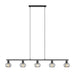 Buy Island Pendant Lights Australia MARBELL Island Pendant 5 Lights Black Smoke - MARBELL PE5-BKSM