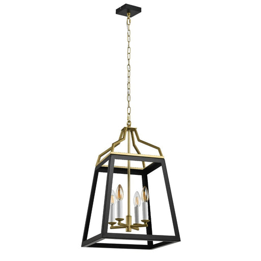Buy Pendant Lights Australia MONTEAL Pendant 4 Lights Antique Gold & Black - MONTEAL PE4-AGBK