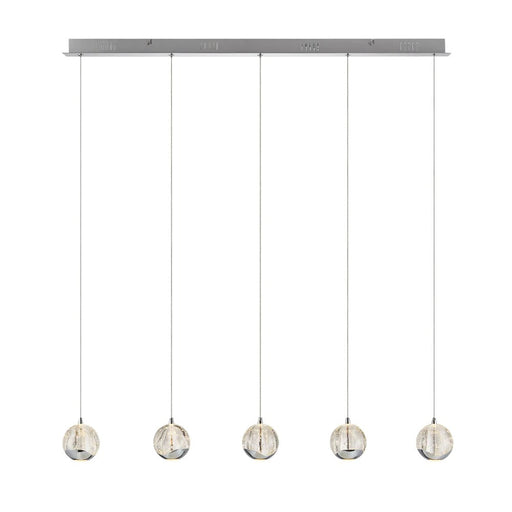 Buy Island Pendant Lights Australia SEGOVIA Island Pendant 5 Lights Chrome 3000K - SEGOVIA PE5B-CH