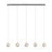 Buy Island Pendant Lights Australia SEGOVIA Island Pendant 5 Lights Chrome 3000K - SEGOVIA PE5B-CH