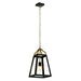 Buy Pendant Lights Australia MONTEAL Pendant Light Antique Gold & Black - MONTEAL PE1-AGBK