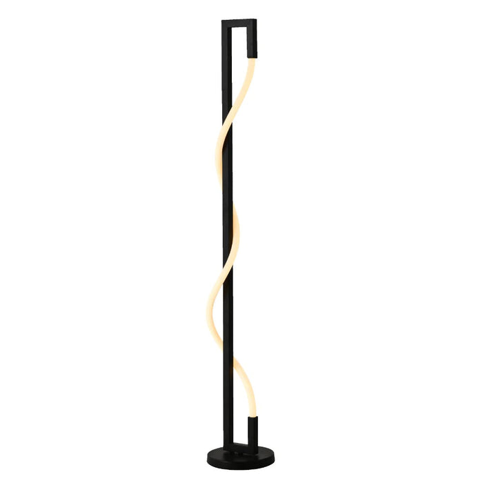 Buy Floor Lamps Australia CURVAL Floor Lamp Black 4000K - CURVAL FL-BK