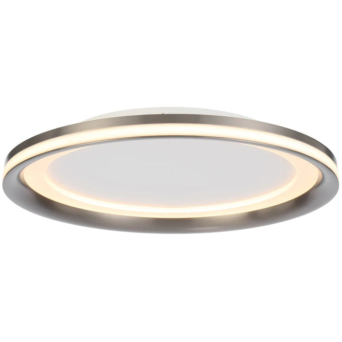Buy LED Oyster Lights Australia FULCRUM LED Oyster Light W400mm Grey 3000K - FULCRUM OY40-GY