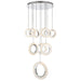 Buy Cluster Pendants Australia LUNA Cluster Pendant 10 Lights Chrome 3CCT - LUNA PE10-CH3C