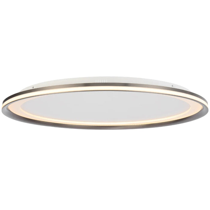 Buy LED Oyster Lights Australia FULCRUM LED Oyster Light W800mm Grey 3000K - FULCRUM OY80-GY