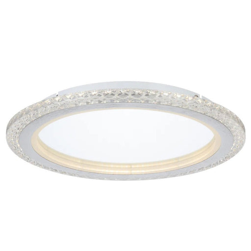 Buy LED Oyster Lights Australia ELIE LED Oyster Light W400mm Chrome 3CCT - ELIE OY40-CH3C