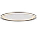 Buy LED Oyster Lights Australia FULCRUM LED Oyster Light W600mm Grey 3000K - FULCRUM OY60-GY