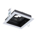 Buy Downlight Frames Australia Slotter Square Downlight Frame W118mm White Aluminium - 70002