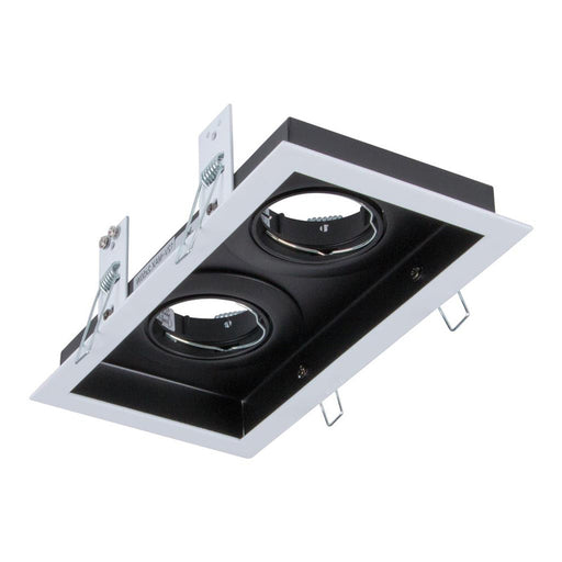 Buy Downlight Frames Australia Slotter Rectangle Downlight Frame L226mm White Aluminium - 70004