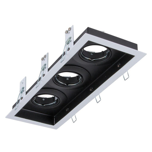 Buy Downlight Frames Australia Slotter Rectangle Downlight Frame L328mm White Aluminium - 70006