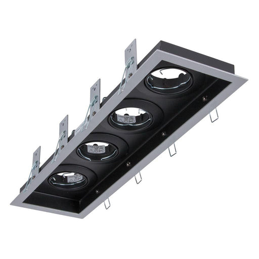 Buy Downlight Frames Australia Slotter Rectangle Downlight Frame L428mm Silver Aluminium - 70007