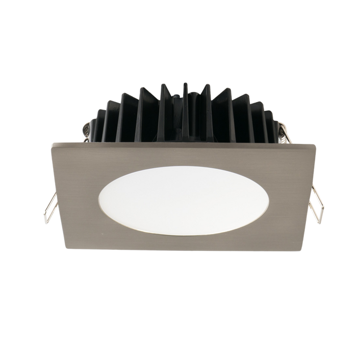 Buy Recessed Downlights Australia ECOGEM S9041TC Square Dimmable LED Downlight Satin Nickel 10W TRI Colour - S9041 TC S SN