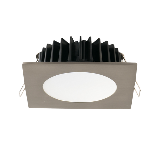 Buy Recessed Downlights Australia ECOGEM S9041TC Square Dimmable LED Downlight Satin Nickel 10W TRI Colour - S9041 TC S SN