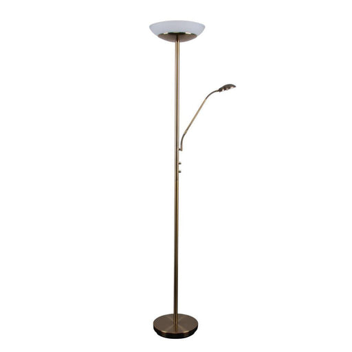 Buy Mother & Child Floor Lamps Australia Eden Mother & Child Floor Lamp Antique Brass 3000K - 22500