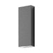 Buy Up / Down Wall Lights Australia Edge Up & Down Wall 2 Lights Dark Grey Aluminium 3000K - 19686