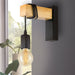 Buy Wall Sconce Australia Townshend 1 Light Wall Light Black & Brown - 32917