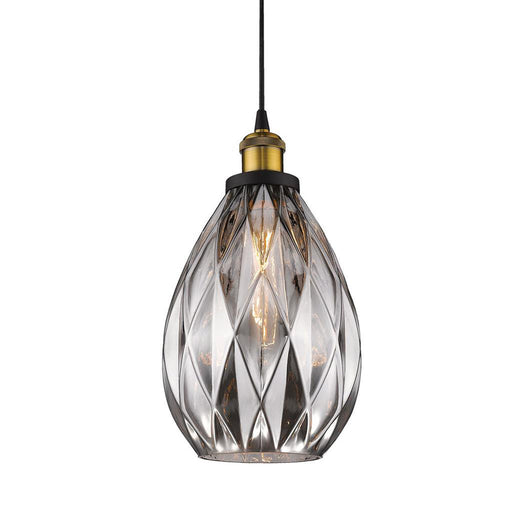 Buy Pendant Lights Australia Evelyn Pendant Light Grey Glass - 31352