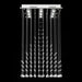 Buy Ceiling Crystals Australia Everest Ceiling Crystal 9 Lights W600mm Chrome 5000K - 35006