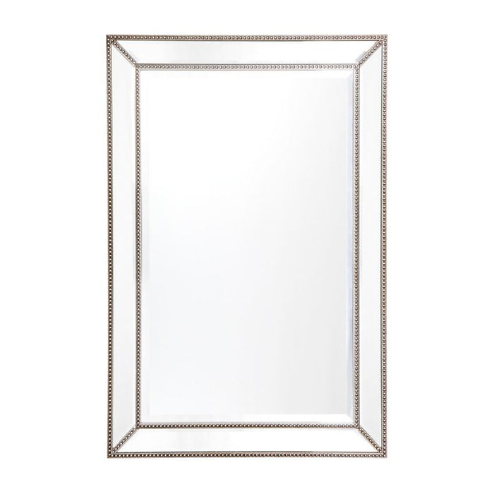 Zeta Medium Wall Mirror Antique Silver - 40130