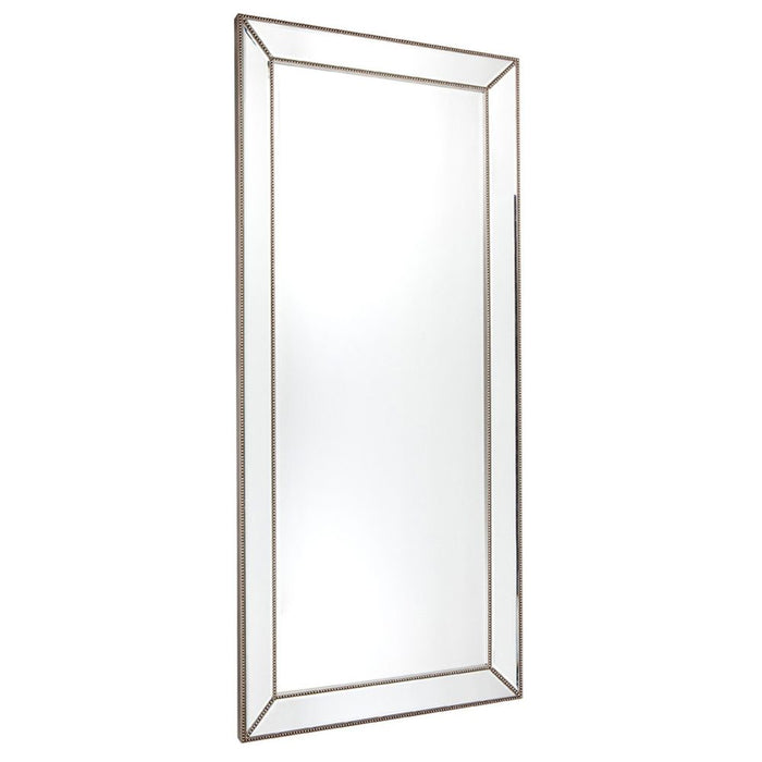 Zeta Floor Mirror Antique Silver - 40303