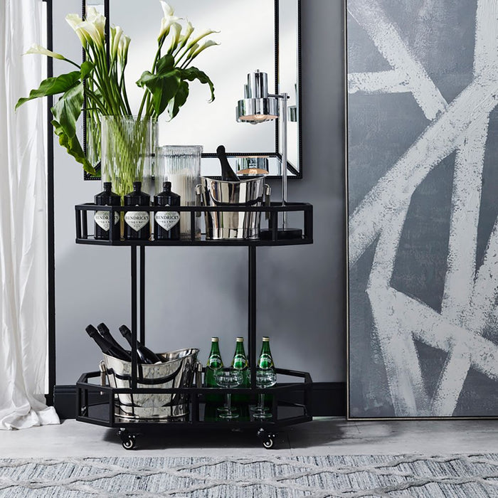 Zeta Large Wall Mirror Black - 40382