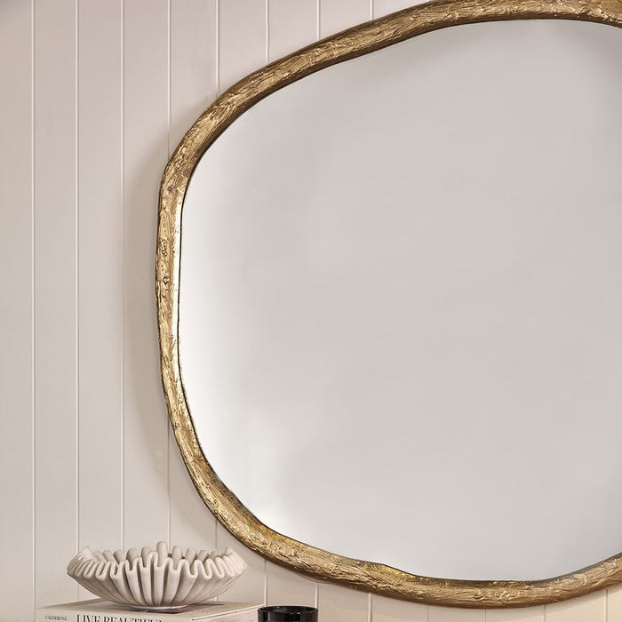 Tasman Wall Mirror Gold - 40477