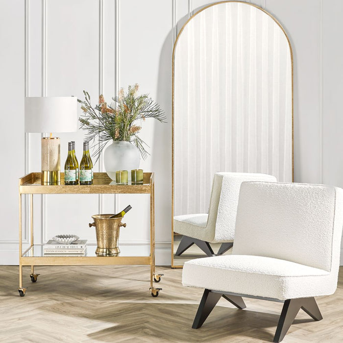 Archibald Floor Mirror Gold - 40534