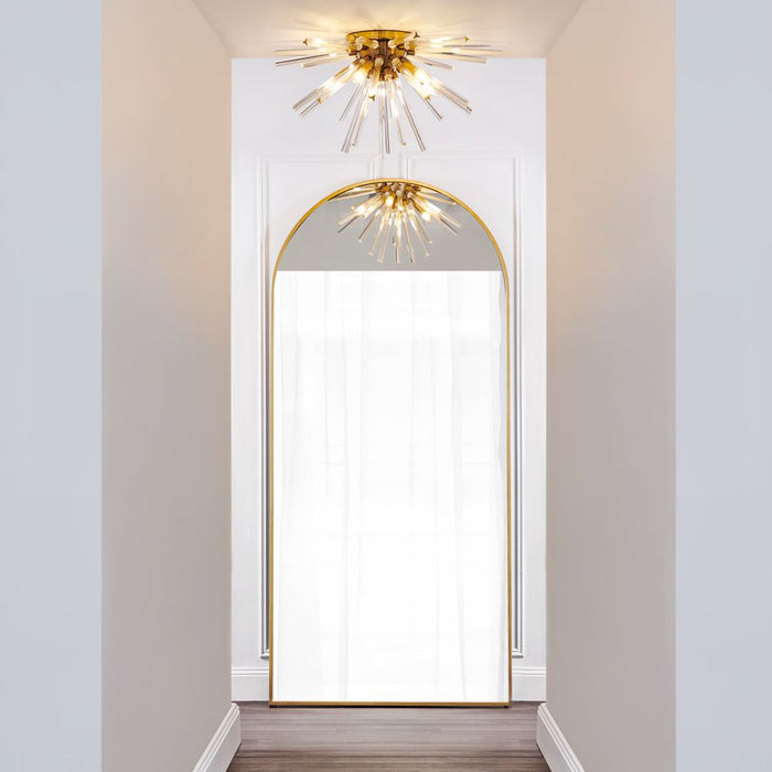 Archibald Floor Mirror Gold - 40534