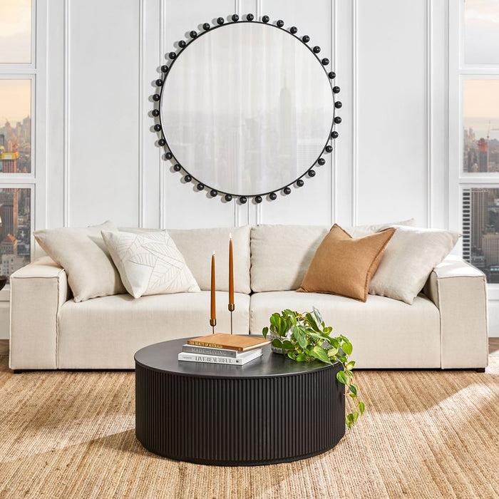 Birchgrove Wall Mirror Satin Black - 40521