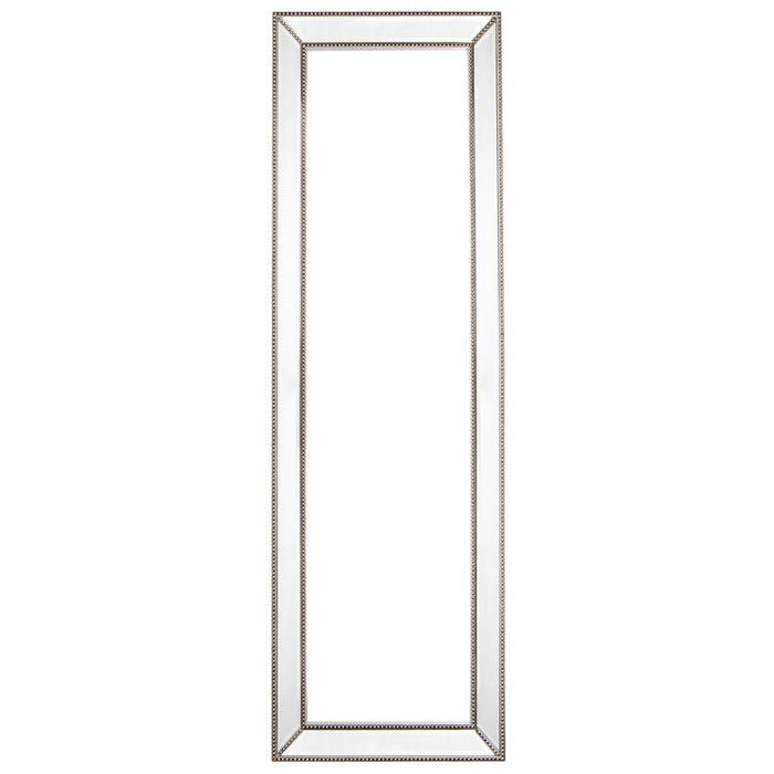 Zeta Cheval Floor Mirror Antique Silver - 40149